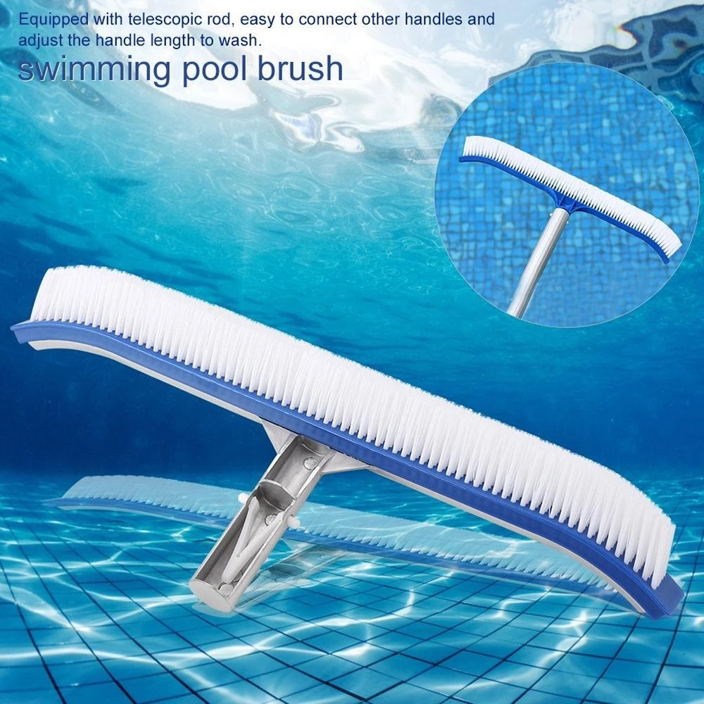 Pool Brush with Aluminum Handle - Cleaning Equipment