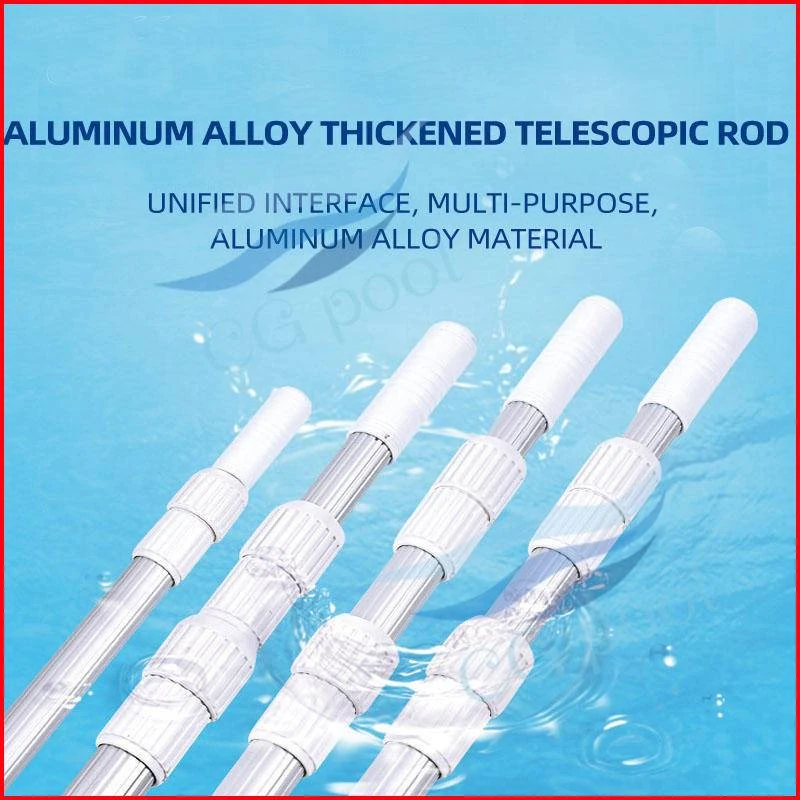 Ribbed Telescopic Pool Pole - Cleaning Equipment